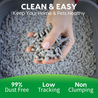 Thumbnail for Fresh News Recycled Paper Original Pellet Cat Litter, 25 Pound, Non-Clumping, Unscented, Made in USA