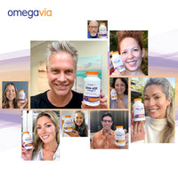 Thumbnail for OmegaVia DHA 600 mg, Ultra Pure Omega-3 DHA Supplements for Brain and Eyes, DHA Prenatal Vitamins for Women, Burpless Fish Oil Omega 3, IFOS Tested, 120 Softgels