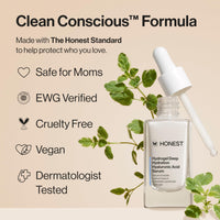 Thumbnail for Honest Beauty Hydrogel Deep Hydration Hyaluronic Acid Serum, Moisturizes Plumps, Hypoallergenic, Fragrance-Free, Vegan, Gentle for Sensitive Skin, 1 fl oz