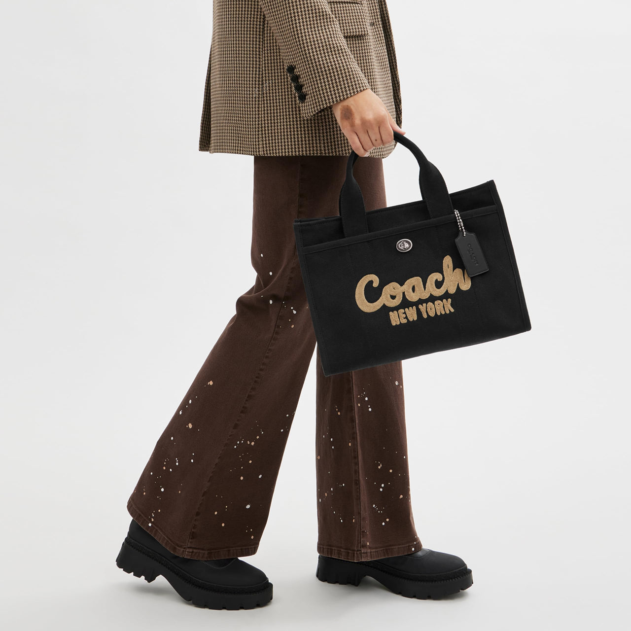 COACH Cargo Tote Black One Size