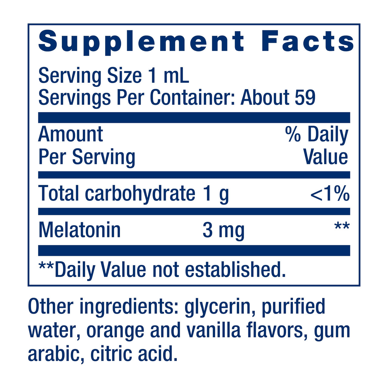 Life Extension Fast-Acting Liquid Melatonin (Citrus-Vanilla Flavor), 3 mg, Optimal Sleep Support, Healthy circadian Rhythms, Cellular Defense, Gluten-Free, Non-GMO, 2 fl oz