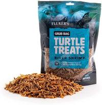 Thumbnail for DBDPet Fluker's Grub Bag Turtle Treat - River Shrimp 6oz - Includes Attached Pro-Tip Guide