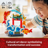 Thumbnail for LEGO Chinese Festivals Prosperity Carp Leaping - Building Toy for Boys & Girls, Ages 9+ - Spring Festival Decor & Craft Kit - 80120