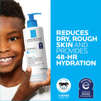 Thumbnail for La Roche-Posay Lipikar Daily Repair Moisturizing Lotion Full Size & Travel Size Skin Care Set, Body Lotion for Dry Skin & Eczema, With Niacinamide & Shea Butter for All Day Hydration, Gift Set