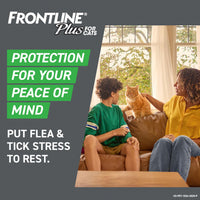 Thumbnail for FRONTLINE Plus Flea and Tick Treatment for Cats Over 1.5 lbs. 3 Treatments