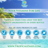 Thumbnail for Tropical Oasis - Premium Ionized Plant Based Trace Minerals Liquid Formula- 74 essential minerals in liquid form for up to 96% Absorption - 16 oz, 32 servings