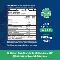 Thumbnail for Move Free Advanced Glucosamine Chondroitin MSM Joint Support Supplement, Supports Mobility Comfort Strength Flexibility & Bone - 120 Tablets (40 servings)*