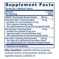 Thumbnail for Life Extension NAD+ Cell Regenerator™ and Resveratrol Elite™*, nicotinamide riboside, Trans-resveratrol, quercetin, Fisetin, Heart Health, Healthy Aging, Vegetarian, Non-GMO, Gluten Free, 30 Capsules