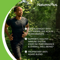 Thumbnail for NaturesPlus Source of Life RED Multivitamin Liquid - 30 oz - Energy & Immune Support - with Exotic Red Fruits, Lycopene & Lutein - Vegetarian & Gluten Free - 30 Servings