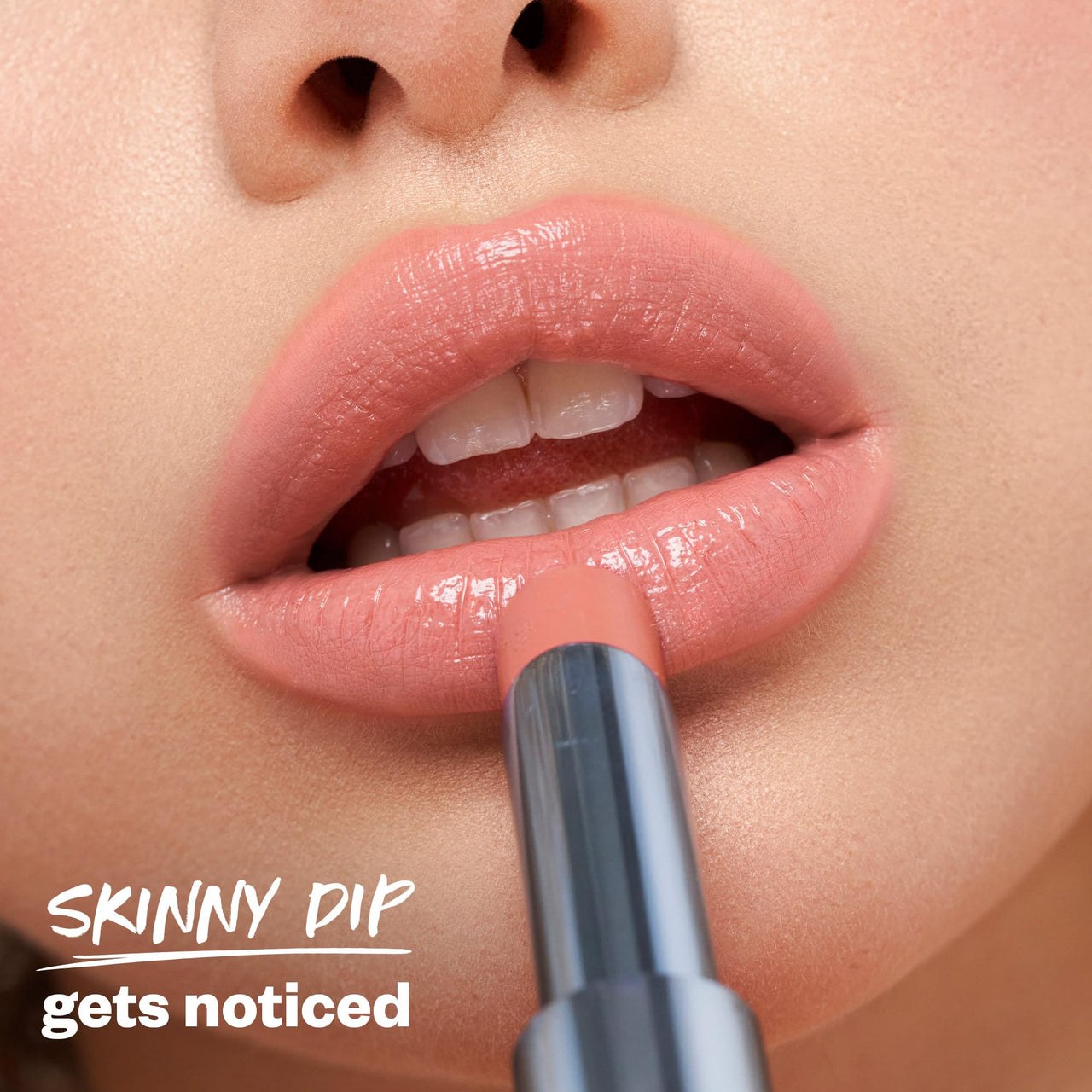 Kosas Wet Stick Moisturizing Shiny Sheer Lipstick with Ceramides, Hyaluronic acid, Peptides and Mango Butter - Soothes, Softens, and Moisturizes Lips – Skinny Dip