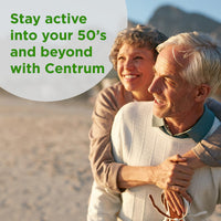 Thumbnail for Centrum Silver Multivitamin for Adults 50 Plus, Multivitamin/Multimineral Supplement with Vitamin D3, B Vitamins, Calcium and Antioxidants, Gluten Free, Non-GMO Ingredients - 80 Count