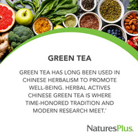 Thumbnail for NaturesPlus Herbal Actives Chinese Green Tea, Extended Release - 750 mg - Overall Well-Being - 30 Vegetarian Tablets (30 Servings)