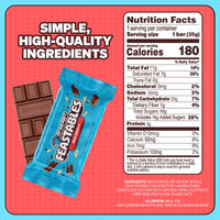 Thumbnail for MrBeast Feastables Milk Chocolate Crunch Bar, Full Size, 24 Count, Crispy & Creamy Chocolate Candy, Fairtrade Cocoa, 1.24oz Each