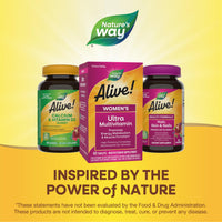 Thumbnail for Nature's Way Alive! Ultra Multivitamin for Women, Complete Daily Women's Vitamins, High Potency Formula, Promotes Energy Metabolism and Muscle Function*, Vitamin A, C, D, Methylated B12, 60 Tablets