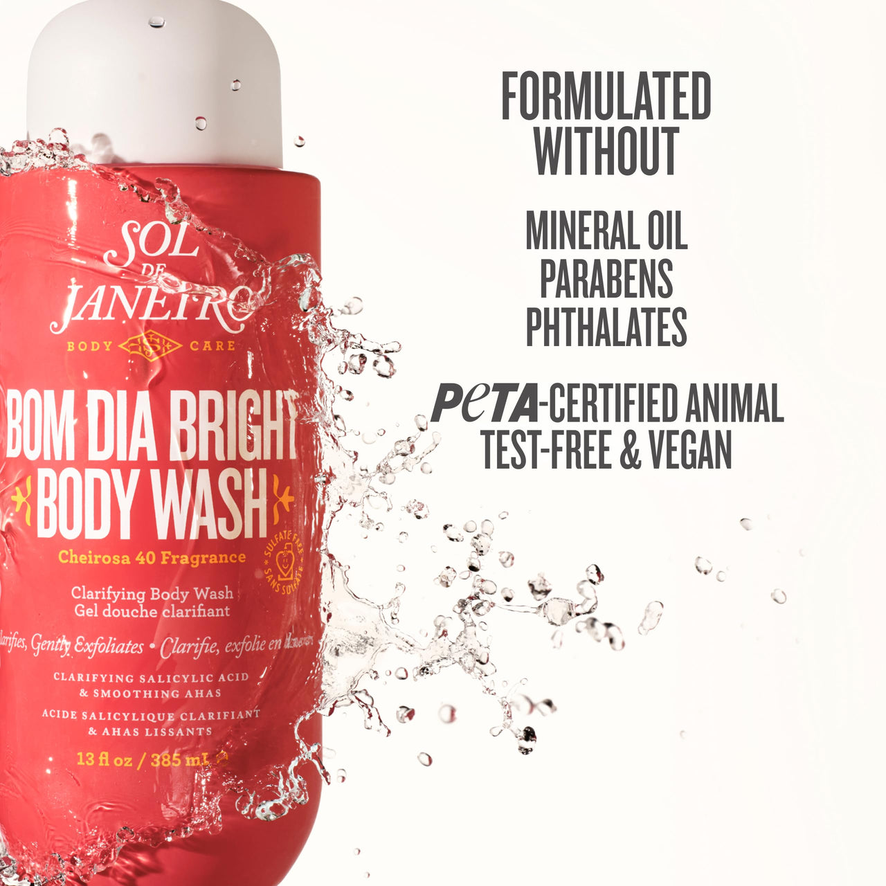 Sol de Janeiro Bom Dia Bright Body Wash 385mL/13.0 fl oz.