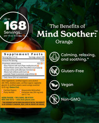 Thumbnail for Herb Pharm Mind Soother: Orange Liquid Herbal Formula: ith Non-GMO Noble Kava & Sweet Orange Essential Oil, Stabilizing Support for Calm & Relaxation, Vegan, Gluten-Free, Up to ~3 Month Supply, 4 oz*