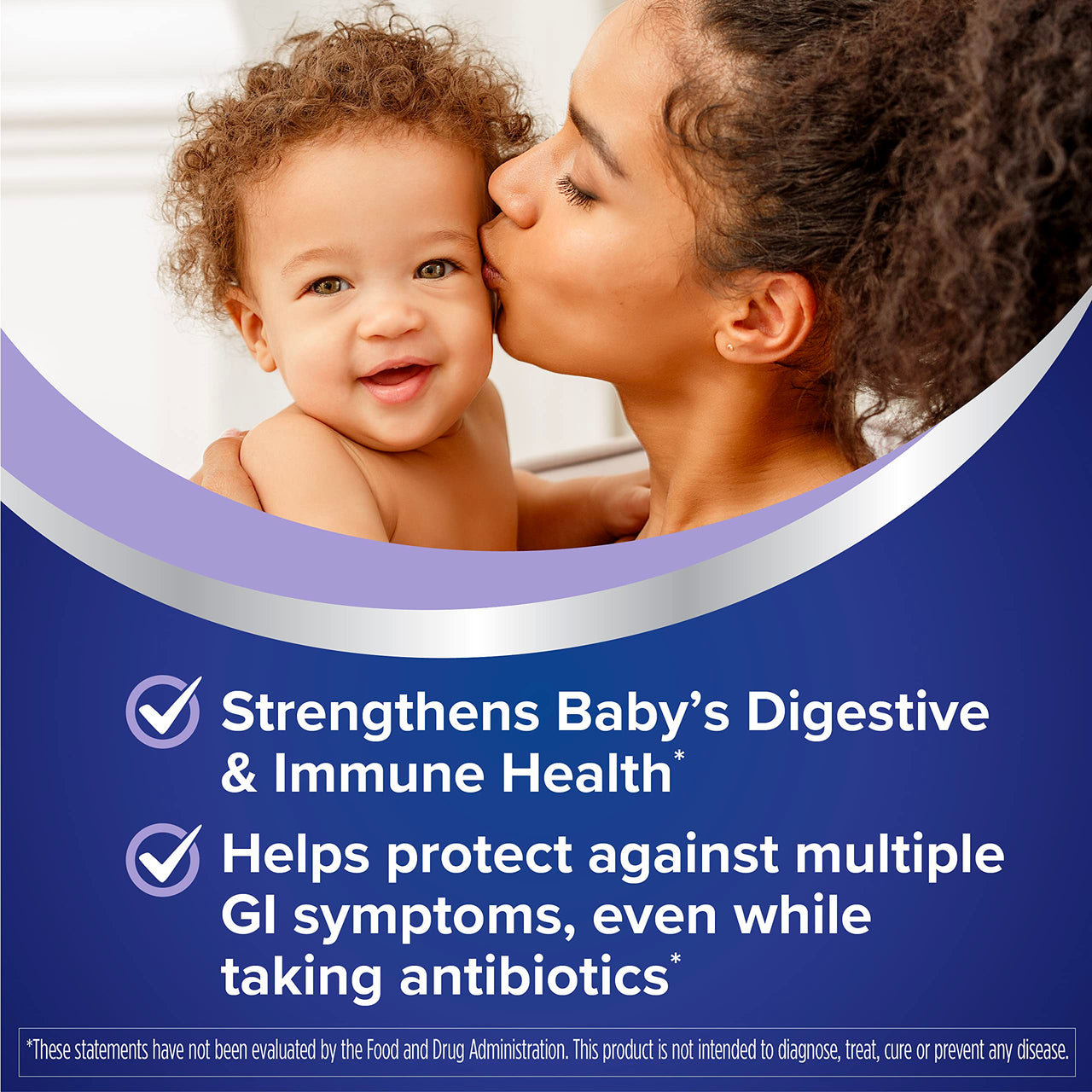 Florastor Baby Daily Probiotic Supplement, Powder Mixes with Milk, Formula or Soft Foods, Saccharomyces Boulardii CNCM I-745 (18 Powder Sticks)