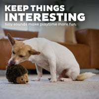 Thumbnail for Outward Hound Hedgehogz Stuffed Dog Toy – Soft Plush Hedgehog, Squeaks, 6