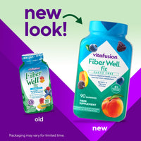 Thumbnail for Vitafusion Fiber Well Fit Gummies Supplement, 90 Count (Packaging May Vary)