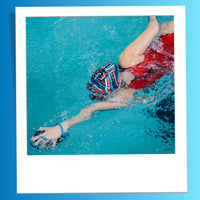 Thumbnail for Sporti Power Swim Paddles - Swimming Training Hand Paddles - Adjustable Straps - Lap Swimming Gear (Small, Black)