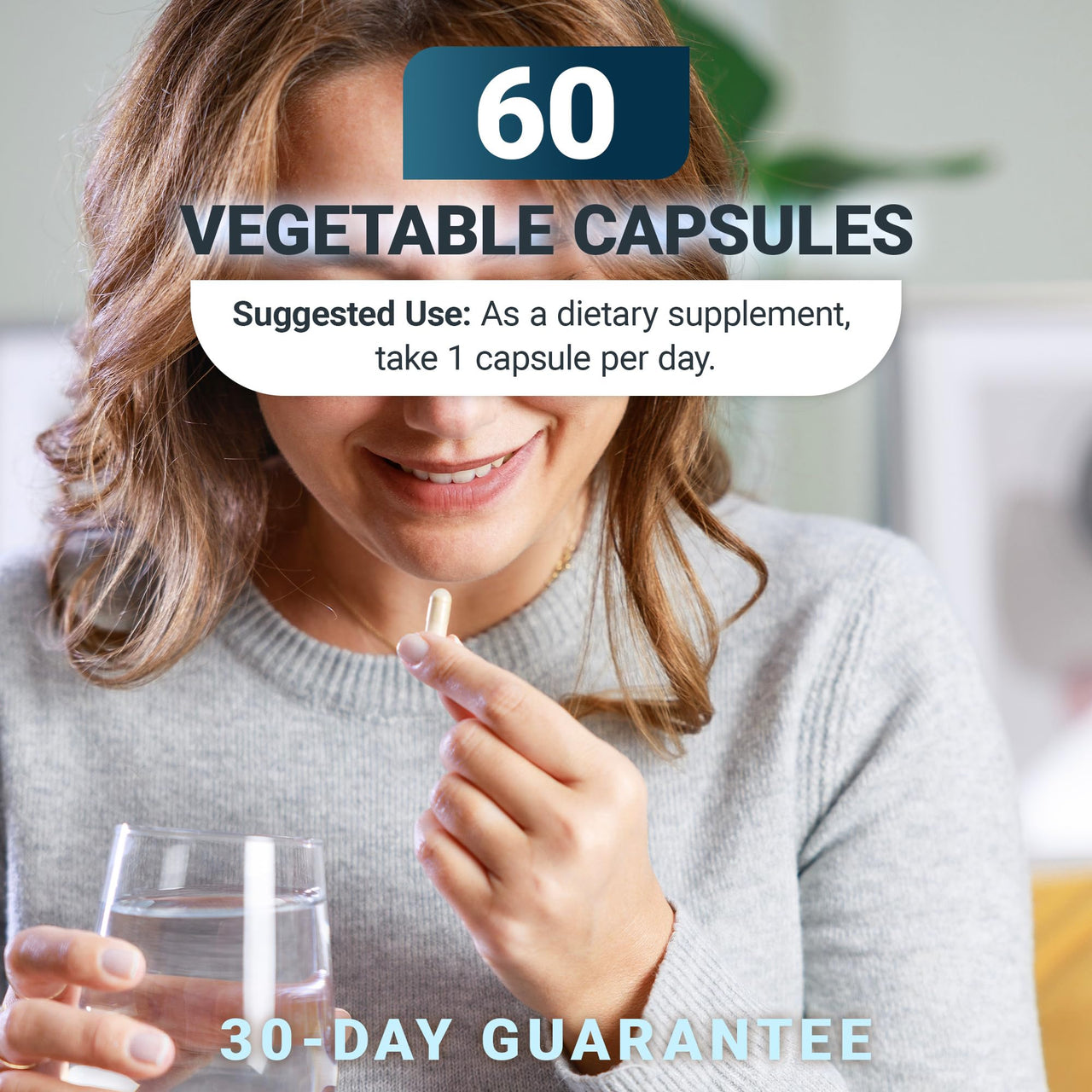 Dr. Berg Adrenal & Cortisol Capsules - Adrenal Supplement & Cortisol Manager - Mood, Focus, Relaxation and Stress Support - Adrenal Supplements with Ashwagandha Extracts - 60 Capsules