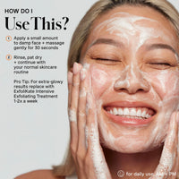 Thumbnail for Kate Somerville ExfoliKate Cleanser – Daily Exfoliating Foaming Face Wash – Clinically Formulated Glycolic Acid and Lactic Acid Gentle Facial Scrub, 4 Fl Oz