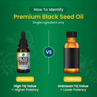 Thumbnail for Amazing Herbs Premium Black Seed Oil - Cold Pressed Nigella Sativa Aids in Digestive Health, Immune Support, Brain Function, Joint Mobility, Gluten Free, Non GMO - 1 Fl Oz