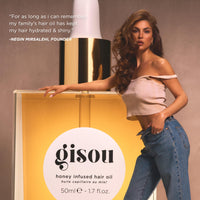 Thumbnail for Gisou Honey Infused Hair Oil - Hydrating & Frizz Control Treatment with Mirsalehi Honey, Adds Shine & Heat Protectant for All Hair Types, 1.7 Fl Oz