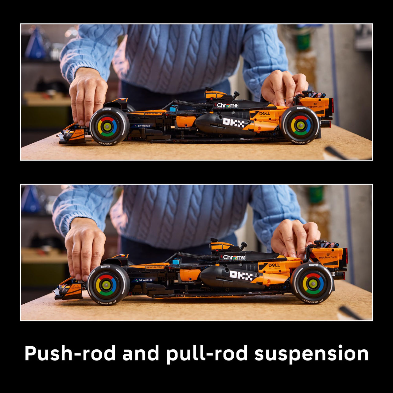 LEGO Technic McLaren MCL39 F1 Car Building Set for Adults - Room or Office Decor for Men & Women, Ages 18+ - Gift for Birthdays - Authentic Details - 42228