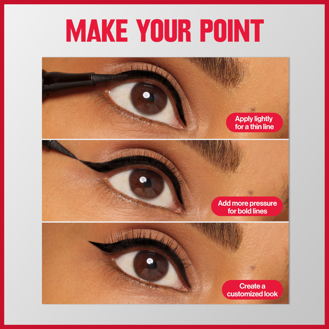 Revlon Liquid Eyeliner Pen, ColorStay Sharp Line Eye Makeup, Waterproof, Smudge-proof, Longwearing with Slim Tapered Tip, Sharp Line