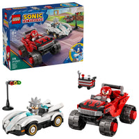 Thumbnail for LEGO Sonic the Hedgehog Silver’s Car vs. Knuckles’ Monster Truck Building Toy for Boys & Girls - Racing Playset W/Silver & Knuckles Minifigures for Kids, Ages 8+ - Gift Idea for Birthdays - 77118