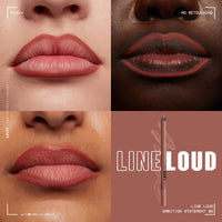 Thumbnail for NYX PROFESSIONAL MAKEUP Line Loud Lip Liner, Longwear and Pigmented Lip Pencil with Jojoba Oil & Vitamin E - Ambition Statement (Warm Peach Brown)
