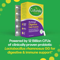 Thumbnail for Culturelle Pro Strength Daily Probiotics For Digestive Health (2 Month Supply) with Prebiotics for Women & Men, Supports Occasional Diarrhea, Gas & Bloating, Gluten & Soy Free, 60 Count