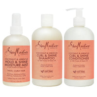 Thumbnail for SheaMoisture Moisturize and Define Shampoo, Conditioner, and Curl and Shine Mist for Curly Hair Care Coconut and Hibiscus with Shea Butter and Coconut Oil