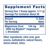 Thumbnail for Life Extension Neuro-Mag Magnesium L-Threonate Powder (Tropical Punch) - Ultra-Absorbable - Supports Memory, Focus, Cognitive Function & Mood - Gluten No, Non-GMO, Vegetarian (30 Servings)