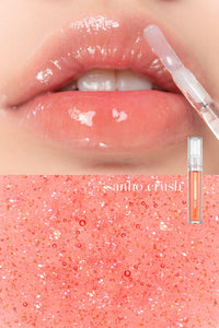 Thumbnail for [rom&nd] Glasting Water Gloss 2 colors | Syrupy Glossy Finish| Long-lasting| moisturizing| Highlighting| Natural Gloss for Daily Use|K-beauty | 4.5g/0.16oz No. 01 SANHO CRUSH