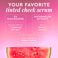 Thumbnail for Glow Recipe Niacinamide Dewy Flush Tinted Liquid Blush Serum - Glowy Blush for Cheeks to Smooth, Hydrate & Brighten - Liquid Korean Makeup with Buildable Soft Pink Tint - Watermelon Flush (0.4 oz)