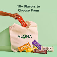 Thumbnail for ALOHA Organic Plant Based Protein Bars |Peanut Butter Chocolate Chip | 1.98 Oz (Pack of 12) | Vegan, Low Sugar, Gluten Free, Paleo, Low Carb, Non-GMO, Stevia Free, Soy Free, No Sugar Alcohols