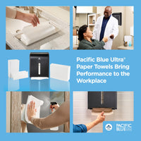 Thumbnail for Pacific Blue Ultra Big Z-Fold Paper Towels by GP PRO (Georgia-Pacific), White, 20887, 220 Paper Towels Per Pack, 10 Packs Per Case (2200 Total), 10.20'' x 10.80