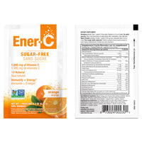 Thumbnail for Ener-C Sugar Free Multivitamin Drink Mix - Vitamin Powder for Water, Electrolytes Powder No Sugar, Hydration Boost Packets, Zero Sugar, Vitamin C & B12 Supplement Liquid Mix - Orange, 30 Count