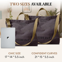 Thumbnail for Tote Bag for Women, Large Canvas Bag Women Gift, Fashion Crossbody 16oz 100% Cotton Canvas Bag, Large Capacity Shoulder Bag (Gray)