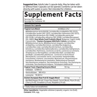 Thumbnail for Garden of Life Raw Probiotics Vaginal Care - 50 Billion CFU - 38 Probiotic Strains - Supports Vaginal & Urinary Tract Health - Shelf Stable - 30 Vegetarian Capsules