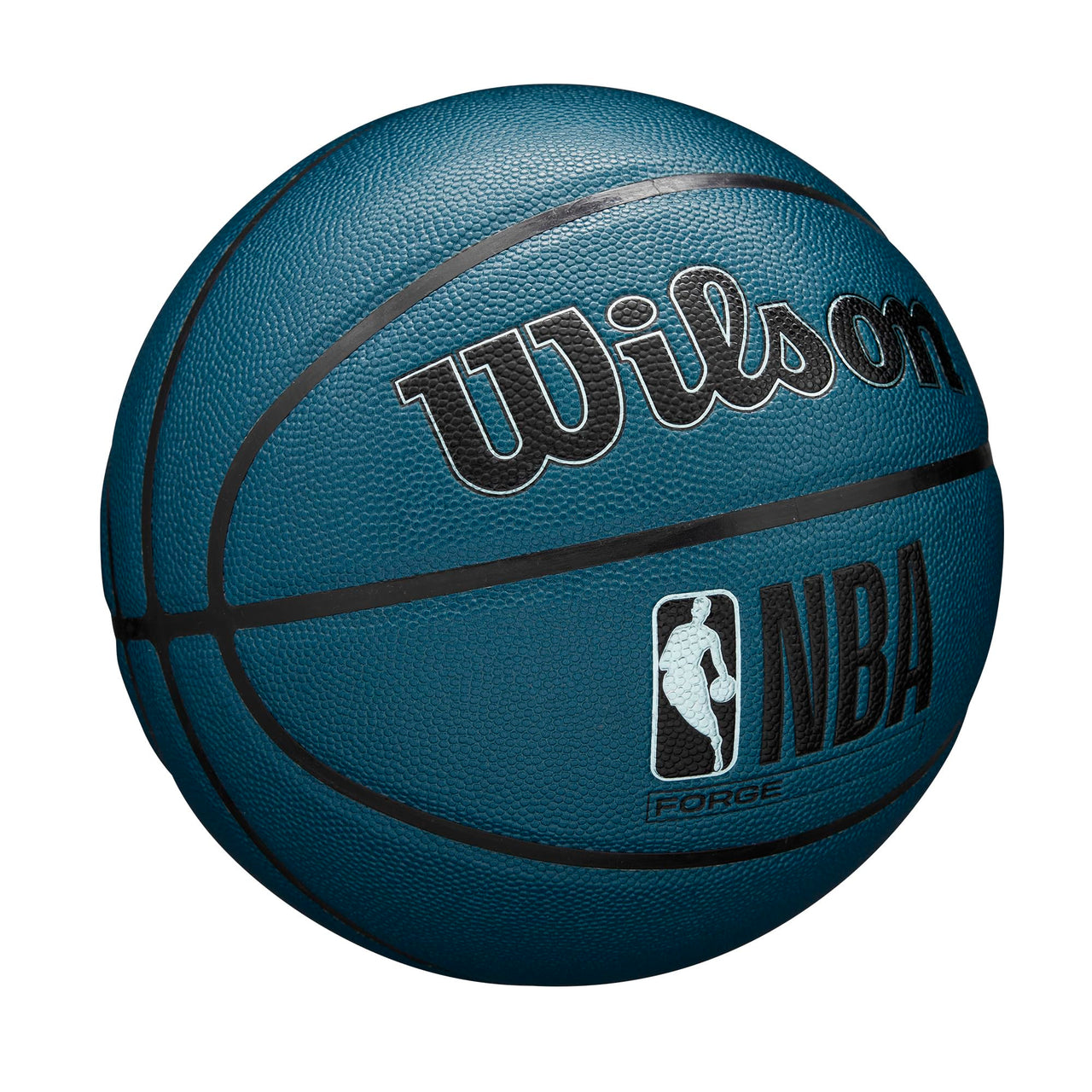 WILSON NBA Forge Indoor/Outdoor Basketball - Teal, Size 6-28.5"
