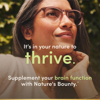 Thumbnail for Nature's Bounty Ginkgo Biloba Capsules 120mg, Memory Support Supplement, Supports Brain Function and Mental Alertness, 100 Capsules