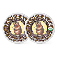 Thumbnail for Badger Healing Balm, Hard Working Hands Cream, Organic Hand Cream for Dry Cracked Hands, Long Lasting Hand Moisturizer/Dry Hands Treatment, .75 oz Tin, 2-Pack