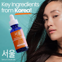 Thumbnail for SeoulCeuticals Korean Skin Care 20% Vitamin C Hyaluronic Acid Serum + CE Ferulic Acid - Potent Anti Aging, Anti Wrinkle Korean Beauty 1oz
