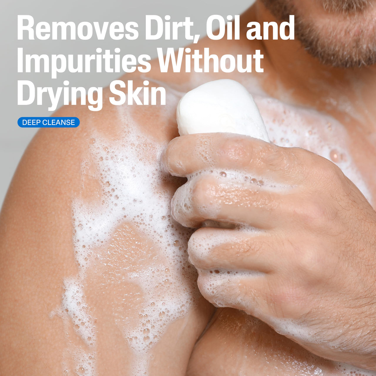 Cetaphil Bar Soap, Deep Cleansing Face and Body Bar, Pack of 3, For Dry to Normal, Sensitive Skin, Soap Free, Hypoallergenic, Paraben Free, Fragrance Free, Removes Makeup, Dirt and Oil