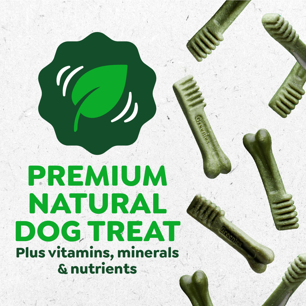 Greenies Veterinarian-Recommended Adult Natural Dental Dog Treats Petite Size, Dog Dental Chews, Original Flavor, 12 oz. Pack, 20 Count
