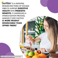 Thumbnail for BlueBonnet Nutrition Sunfiber – 6 g of Plant Based Prebiotic Soluble Fiber – Supports Digestive Health* - Instant Dissolve – Non-GMO, Vegan, Kosher, Low-FODMAP – Unflavored, 7.4 OZ, 30 Servings