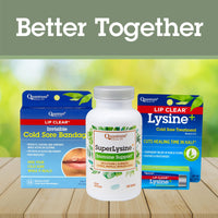 Thumbnail for Quantum Health Super Lysine+ / Advanced Formula Lysine+ Immune Support with Vitamin C, Echinacea, Licorice, Propolis, Odorless Garlic (180 Tablets), Packaging may vary